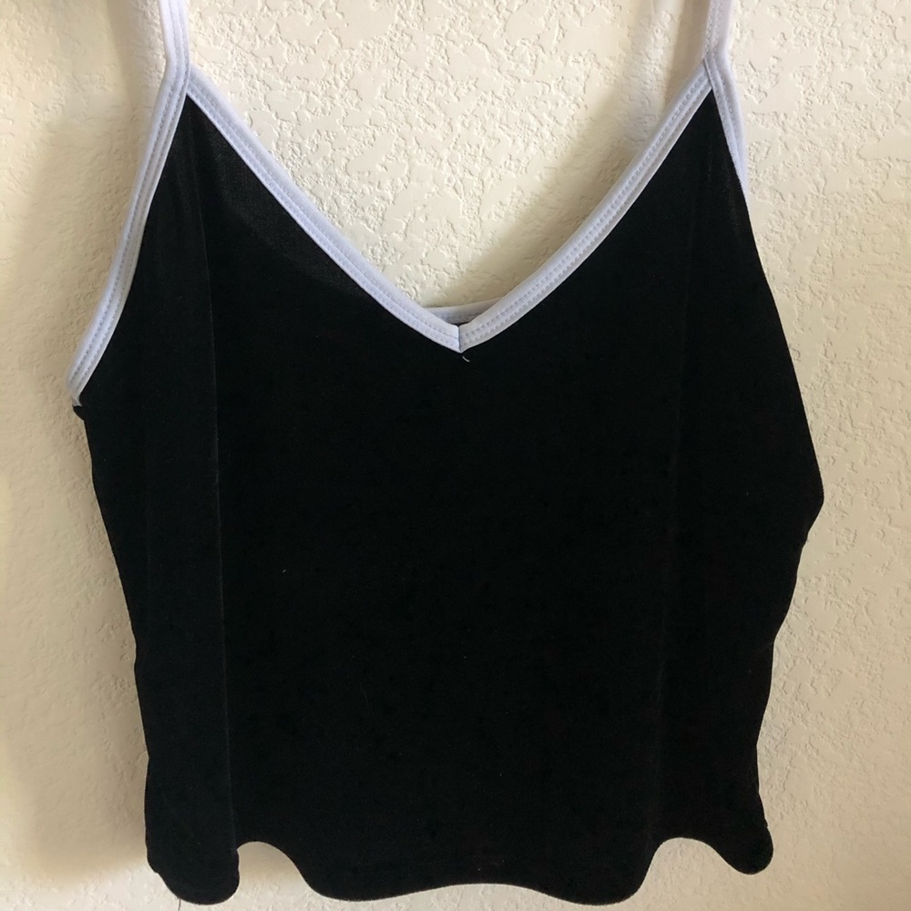 Black tank top